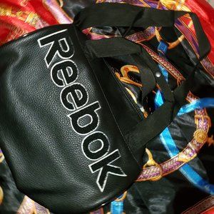 10" Round black Reebok purse